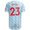 Officiële Voetbalshirt Manchester United Shaw 23 Uit 2021-22 - Heren